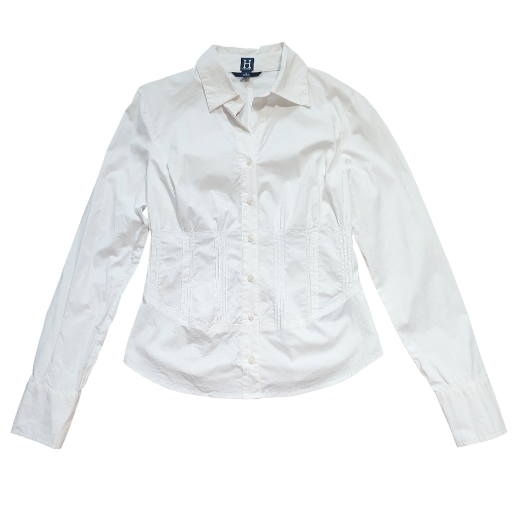Women's White Button Down Shirt